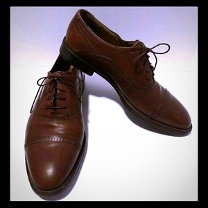 Cole Haan Bragano Brown Cap Toe Oxfords size 9.5